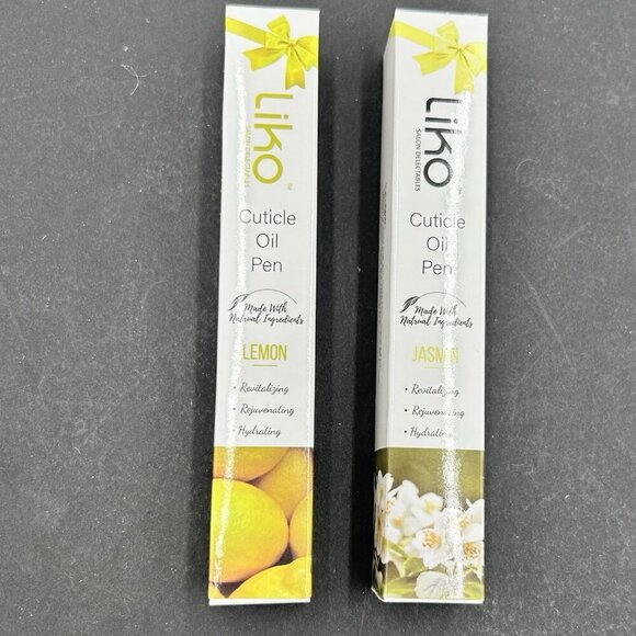 Lot of 2 Liko Cuticle Oil Pens - Lemon and Jasmin - NEW - Picture 1 of 5